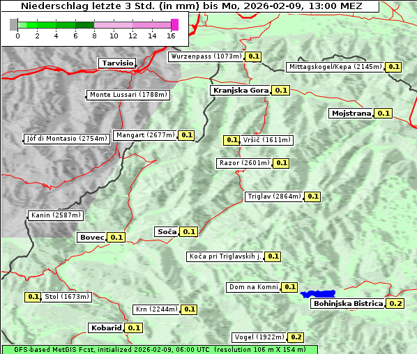 Niederschlag, 9. 2. 2026
