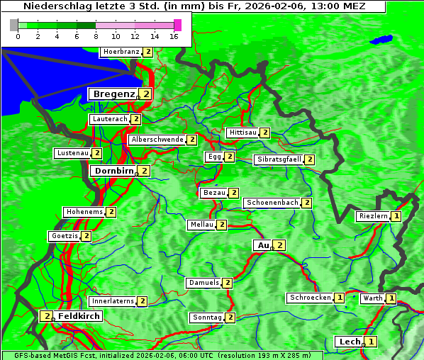 Niederschlag, 6. 2. 2026