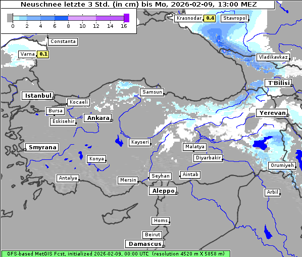 Neuschnee, 9. 2. 2026