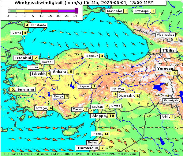 Wind, 1. 9. 2025
