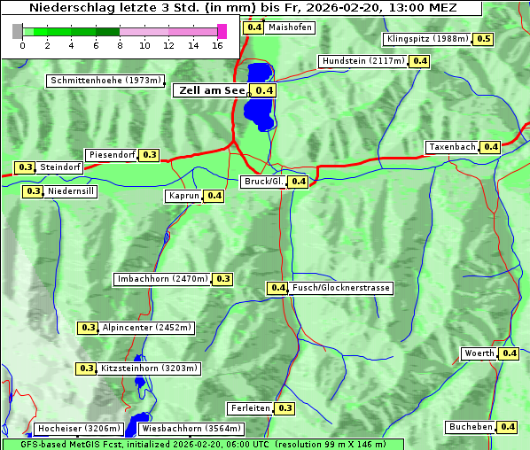 Niederschlag, 20. 2. 2026