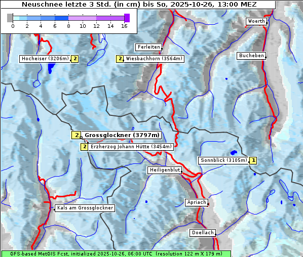Neuschnee, 26. 10. 2025