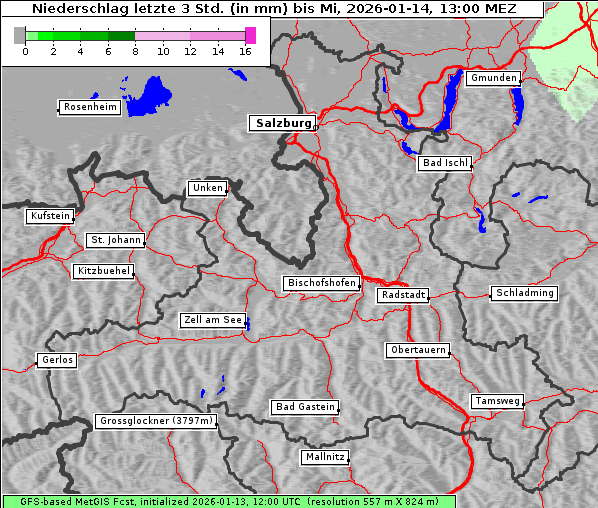 Niederschlag, 14. 1. 2026