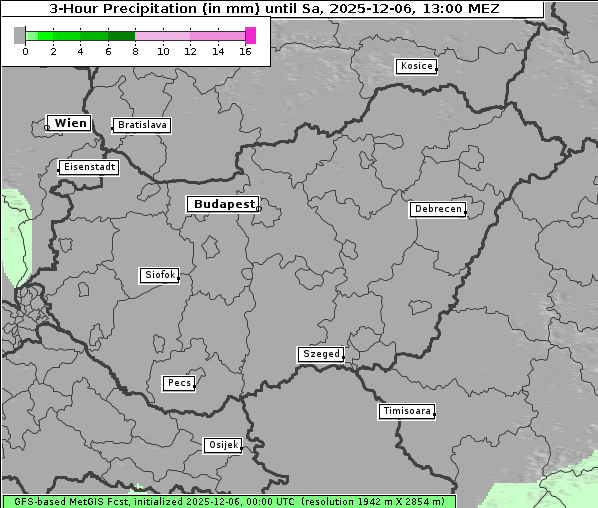 Niederschlag, 6. 12. 2025