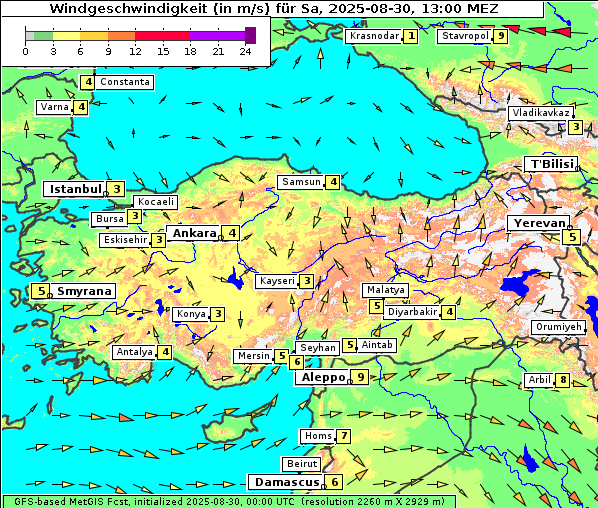 Wind, 30. 8. 2025