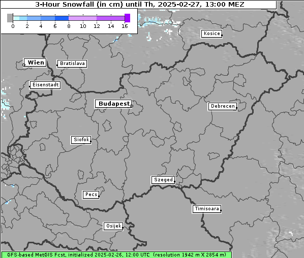 Neuschnee, 27. 2. 2025