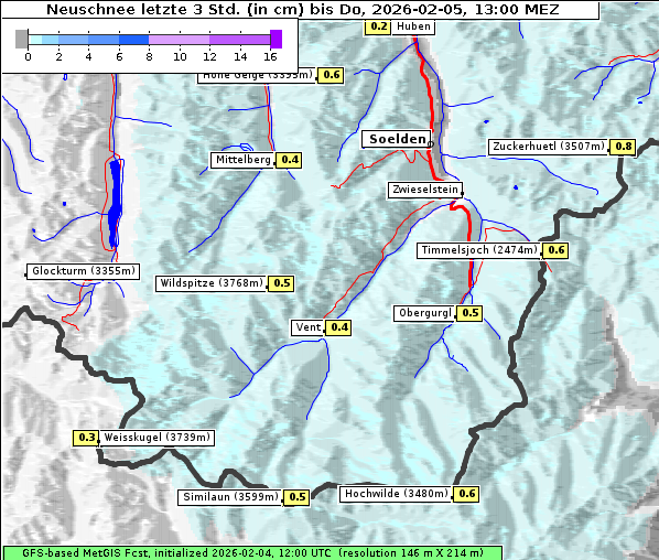 Neuschnee, 5. 2. 2026