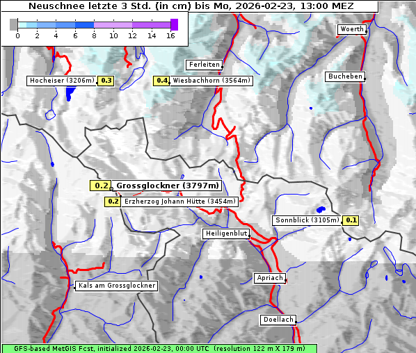 Neuschnee, 23. 2. 2026