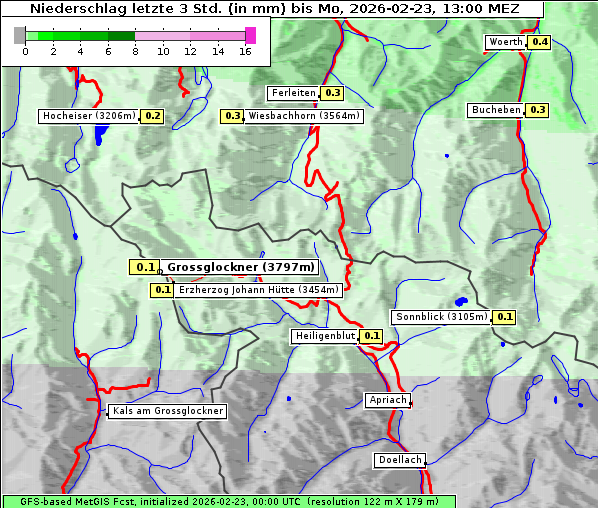 Niederschlag, 23. 2. 2026