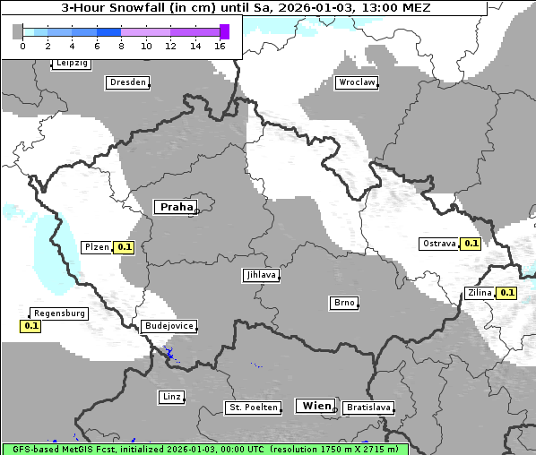 Neuschnee, 3. 1. 2026