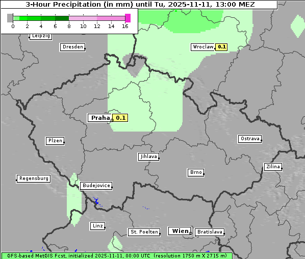 Niederschlag, 11. 11. 2025