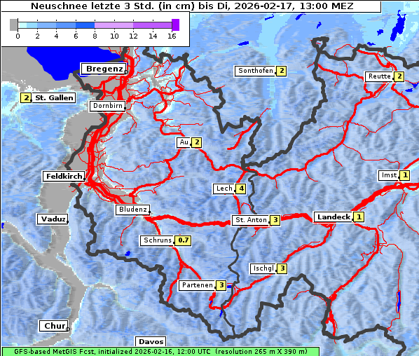 Neuschnee, 17. 2. 2026