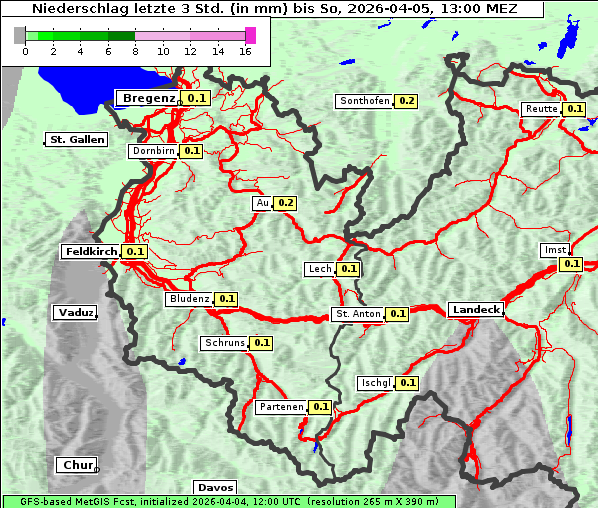 Niederschlag, 5. 4. 2026