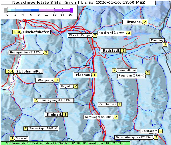 Neuschnee, 10. 1. 2026