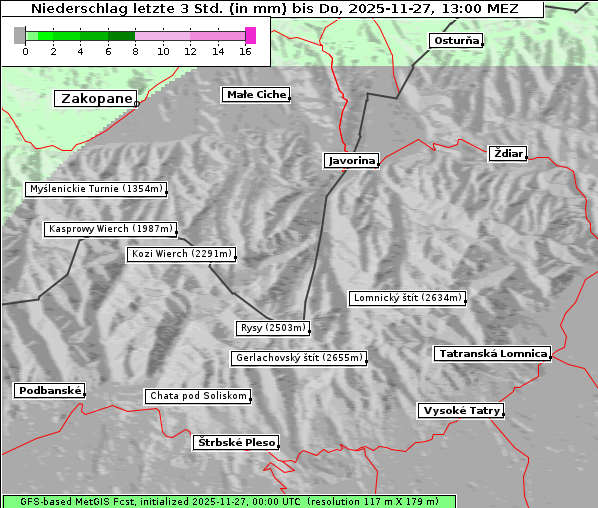 Niederschlag, 27. 11. 2025