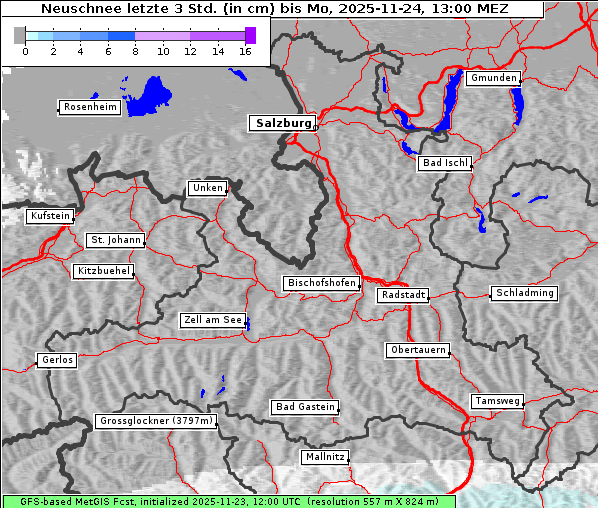 Neuschnee, 24. 11. 2025