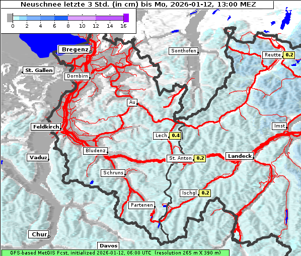 Neuschnee, 12. 1. 2026