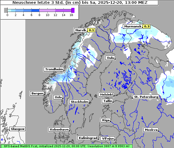 Neuschnee, 20. 12. 2025