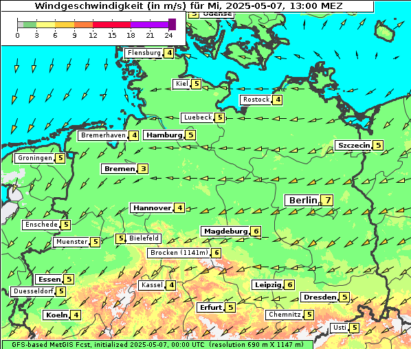 Wind, 7. 5. 2025
