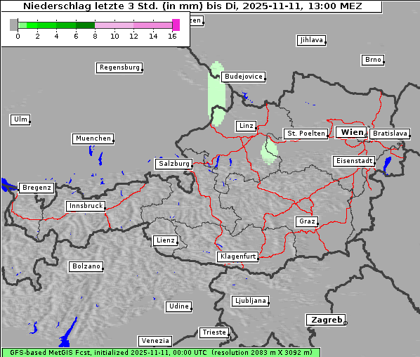 Niederschlag, 11. 11. 2025