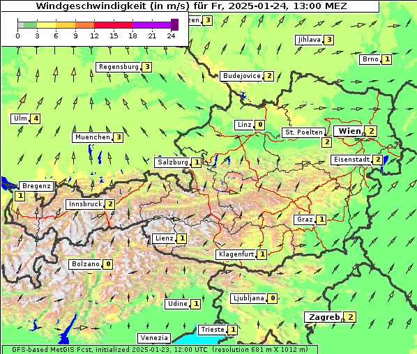 Wind, 24. 1. 2025