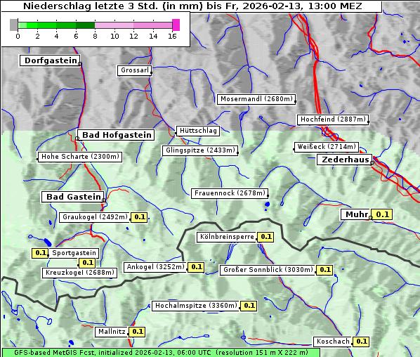 Niederschlag, 13. 2. 2026