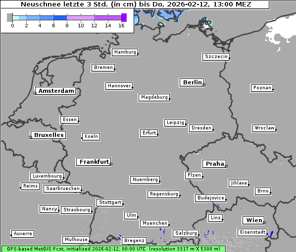 Neuschnee, 12. 2. 2026