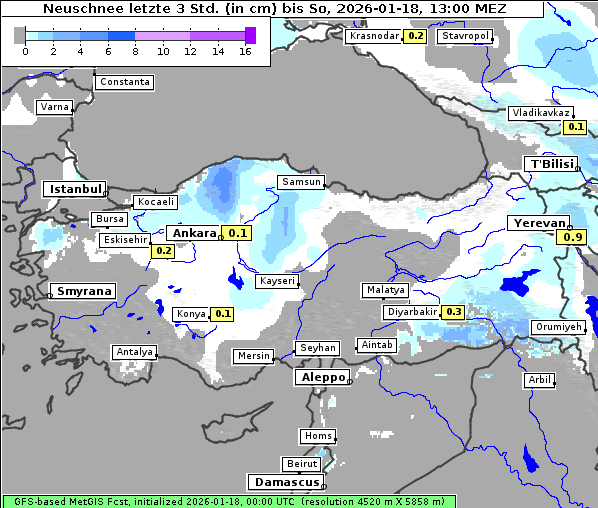 Neuschnee, 18. 1. 2026