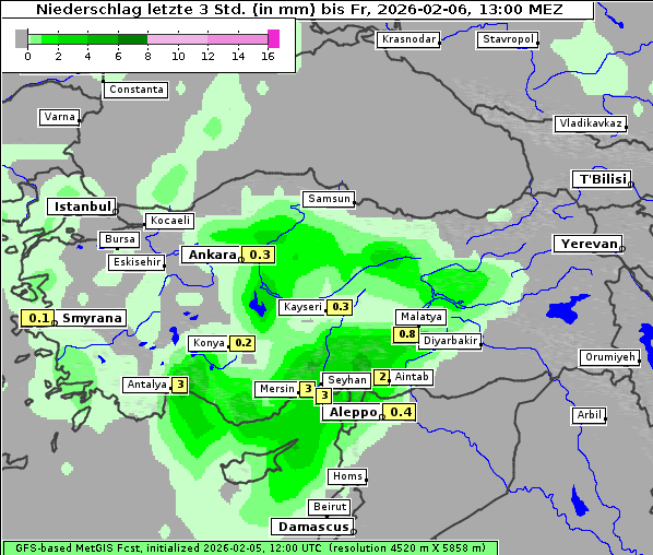 Niederschlag, 6. 2. 2026