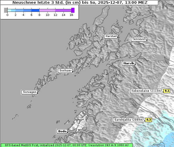 Neuschnee, 7. 12. 2025