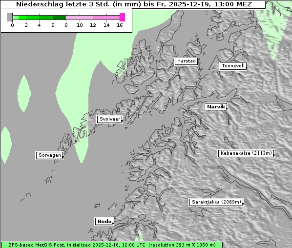 Niederschlag, 19. 12. 2025