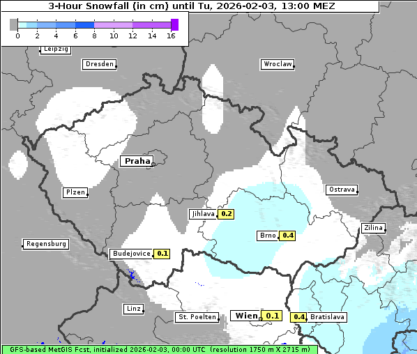 Neuschnee, 3. 2. 2026
