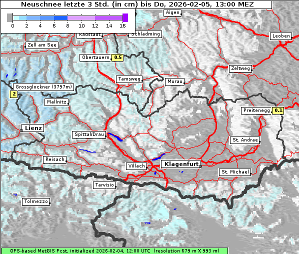 Neuschnee, 5. 2. 2026