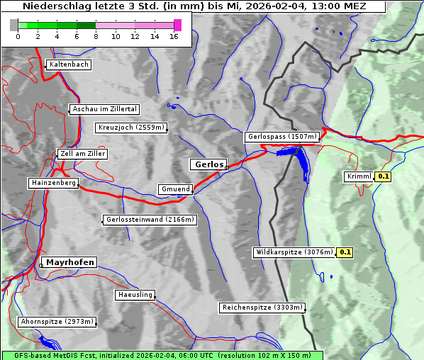 Niederschlag, 4. 2. 2026