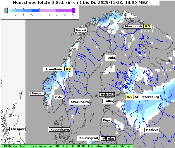 Neuschnee, 18. 11. 2025