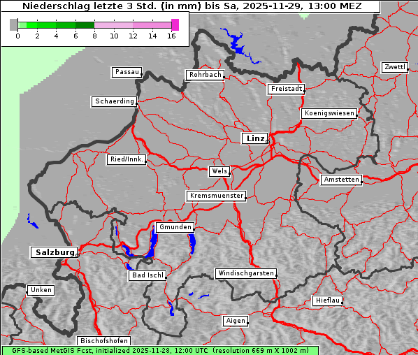 Niederschlag, 29. 11. 2025