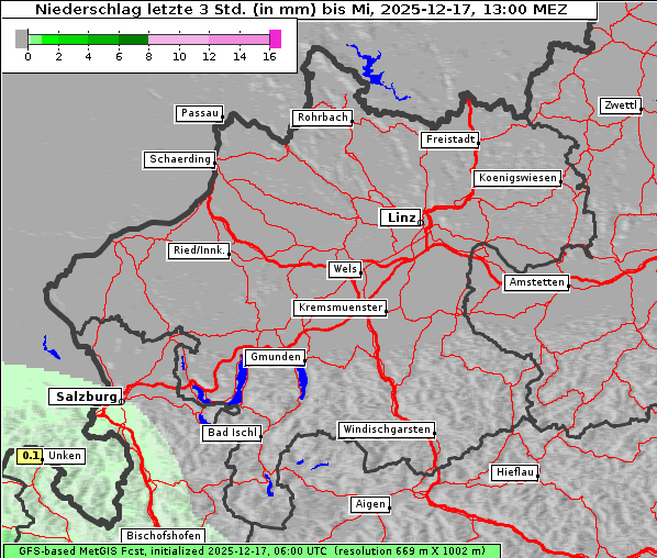 Niederschlag, 17. 12. 2025