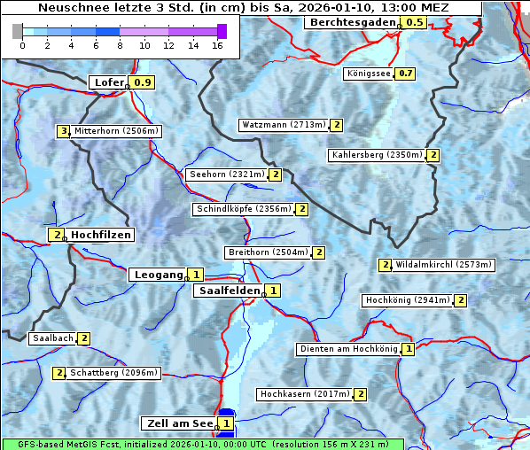 Neuschnee, 10. 1. 2026