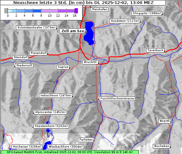 Neuschnee, 2. 12. 2025