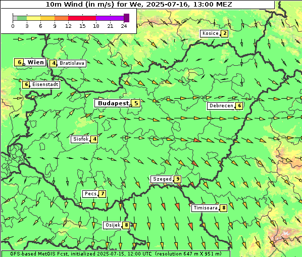 Wind, 16. 7. 2025