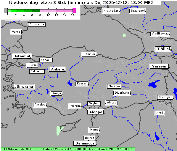 Niederschlag, 18. 12. 2025