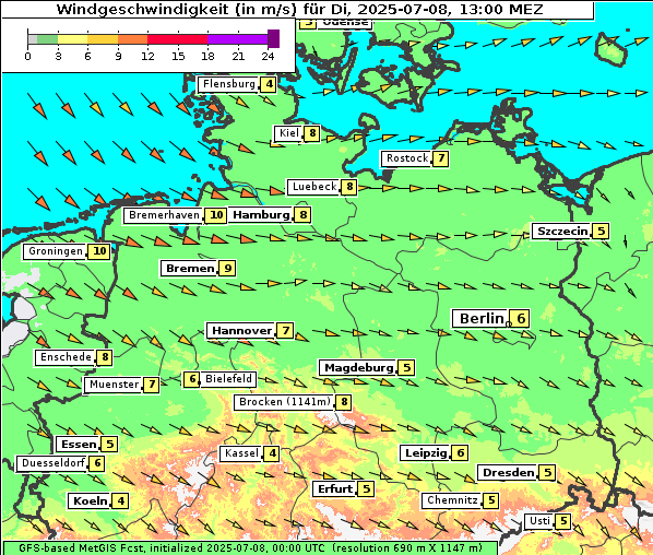 Wind, 8. 7. 2025