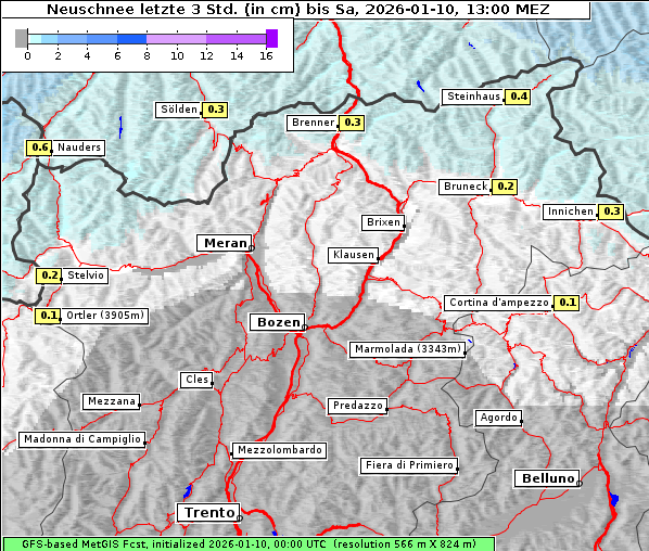 Neuschnee, 10. 1. 2026