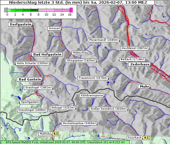Niederschlag, 7. 2. 2026