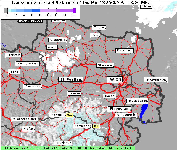 Neuschnee, 9. 2. 2026