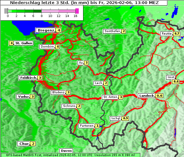 Niederschlag, 6. 2. 2026