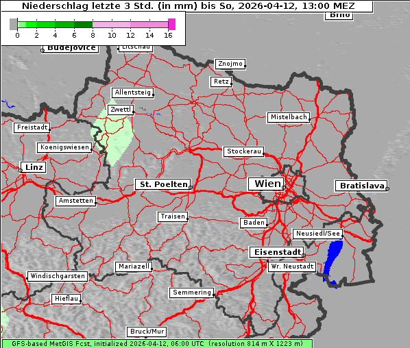 Niederschlag, 12. 4. 2026