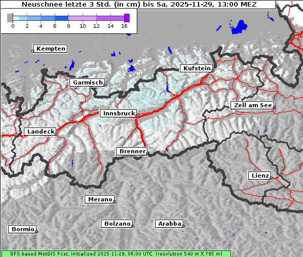 Neuschnee, 29. 11. 2025
