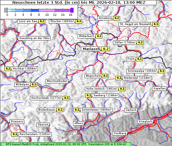 Neuschnee, 18. 2. 2026