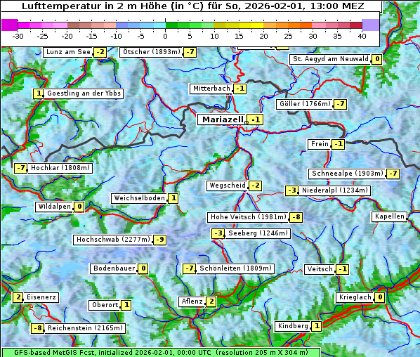 Temperatur, 1. 2. 2026